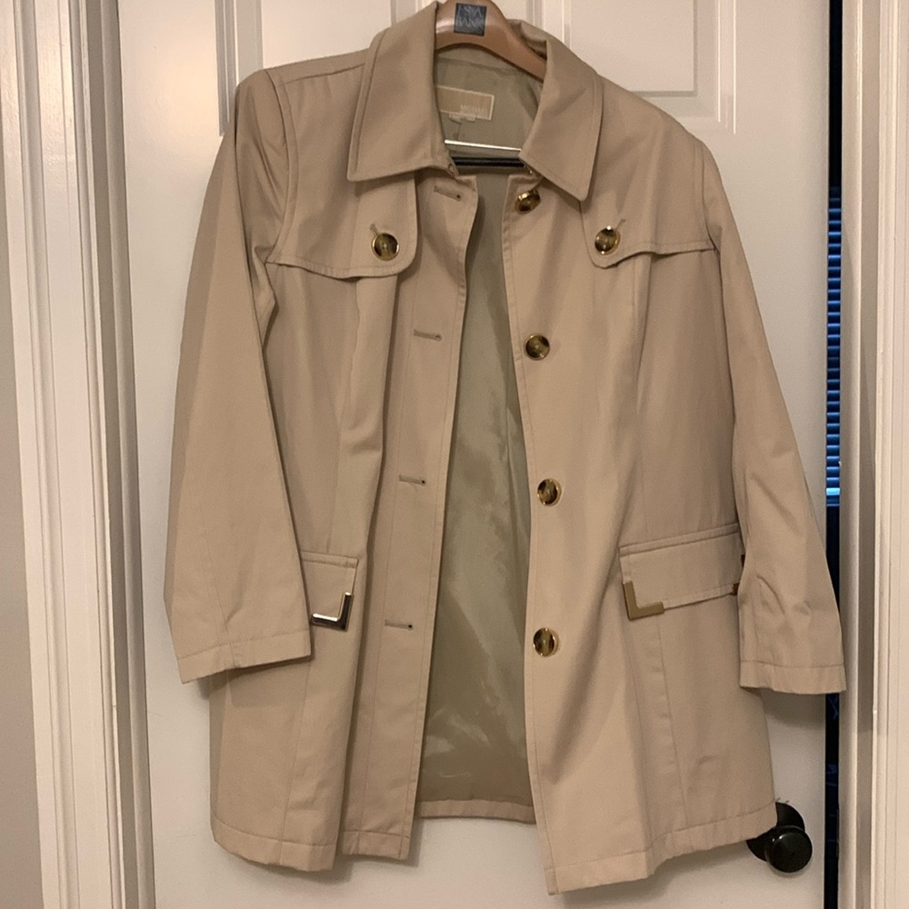 Michael Kors Belted Rain Jacket
